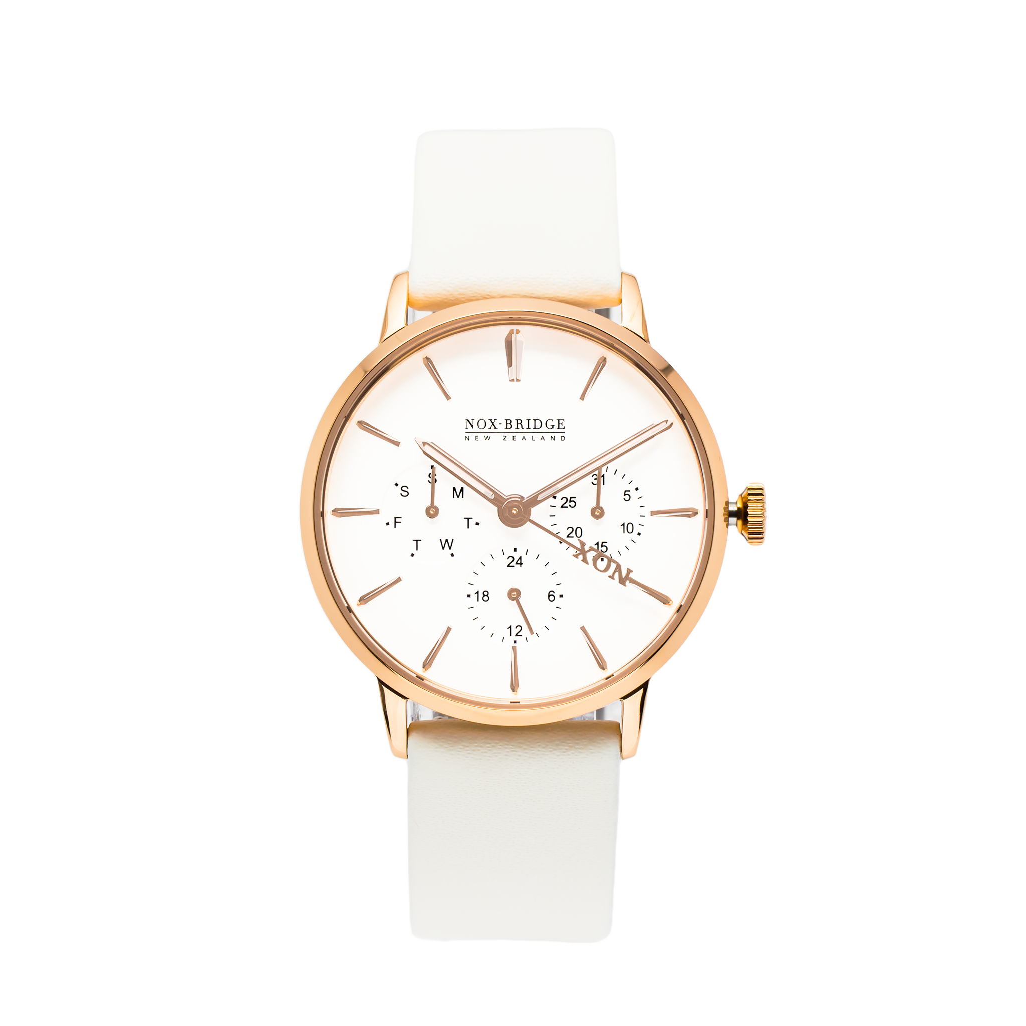 NOX-BRIDGE Classic Meissa Rose Gold 36MM  MRG36 - Watches of America