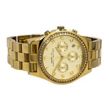 Marc by Marc Jacobs Henry Chronograph Champagne Dial Gold-plated Ladies Watch MBM3105
