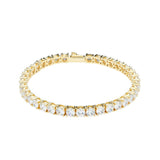 Big Daddy 3mm Diamond Gold Tennis Bracelet