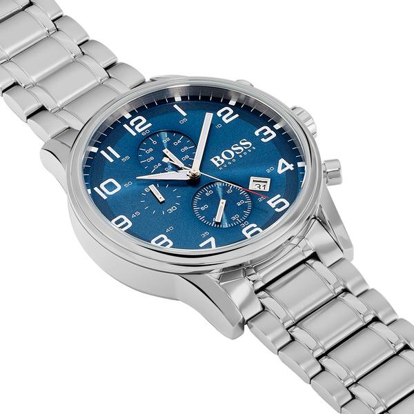 Hugo Boss Aeroliner Chronograph Blue Dial Men's Watch#1513183 - Watches of America #3