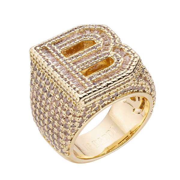 Big Daddy "Bless Up" Baguette Diamond Ring