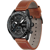 Hugo Boss Pilot Edition Brown Leather Men's Watch 1513851 - Watches of America #2