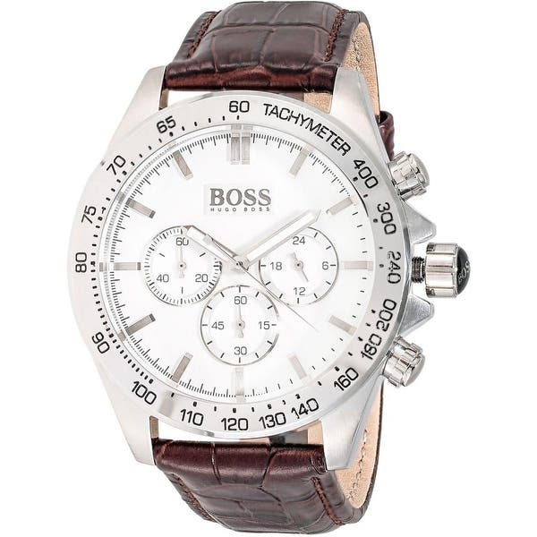 Hugo Boss Ikon Chronograph White Dial Men's Watch  1513175 - Watches of America