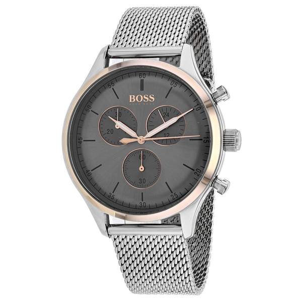Hugo Boss Companion Chronograph Grey Dial Men's Watch  1513549 - Watches of America
