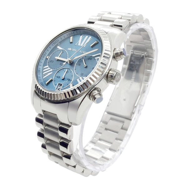 Michael Kors Lexington Reloj unisex con esfera azul MK5887