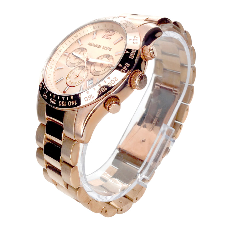 Michael Kors Layton Reloj Unisex de Oro Rosa MK8207