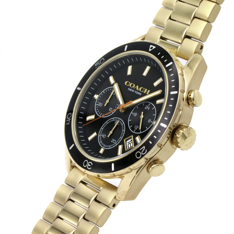 Coach Preston Chronograph Gold Men's Watch 14602517 – Watches of