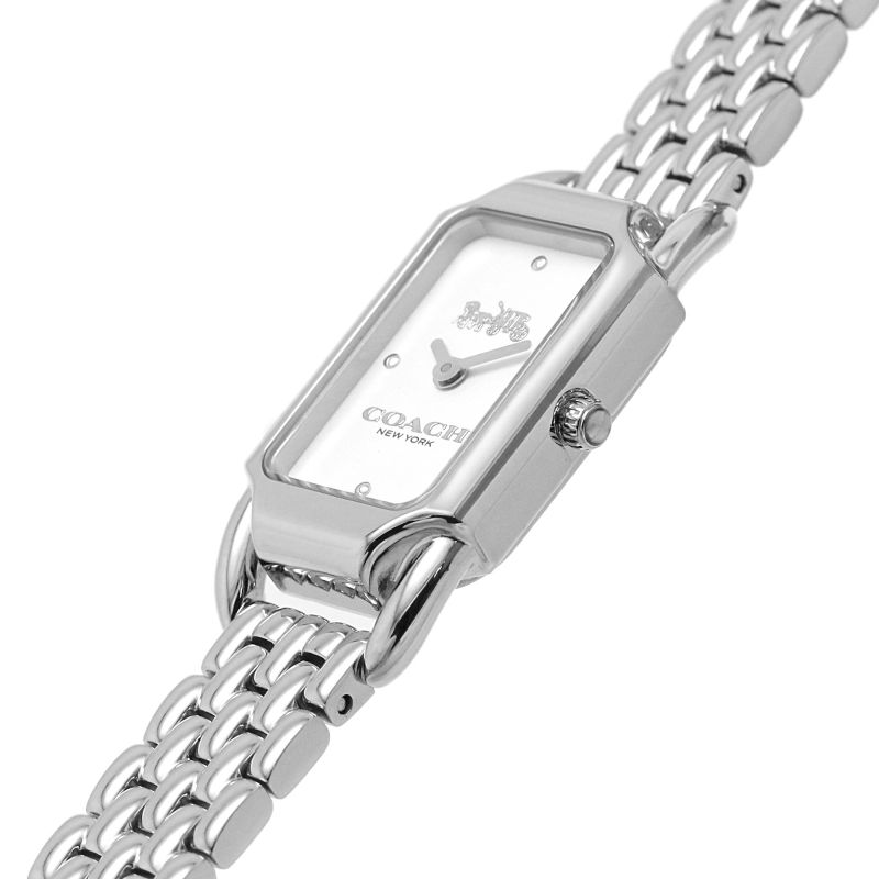 Coach women's hot sale silver watches