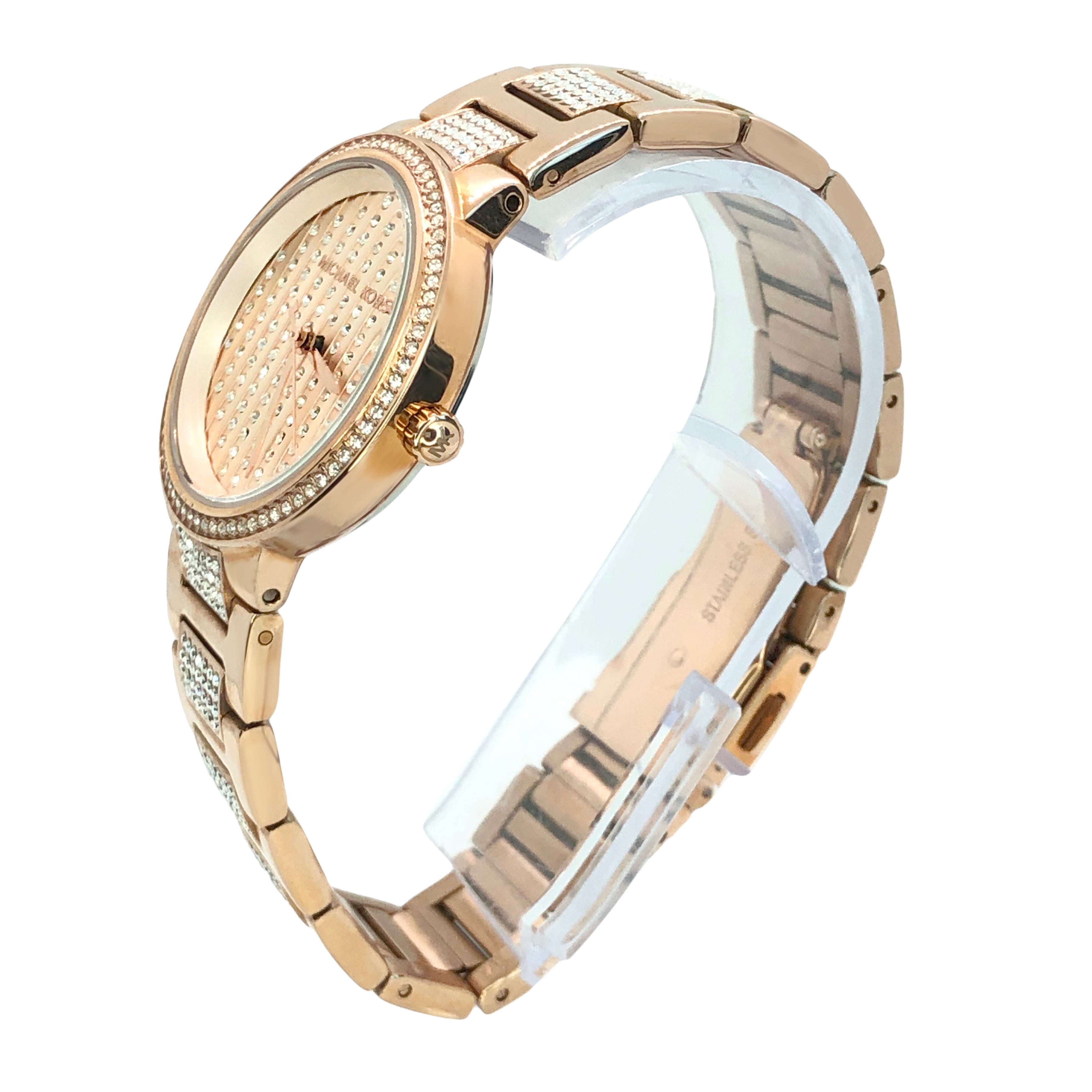 最適な価格 Michael Kors MK3986 Watch Women's Gold Rose Glitz Gabbi バトルスピリッツ