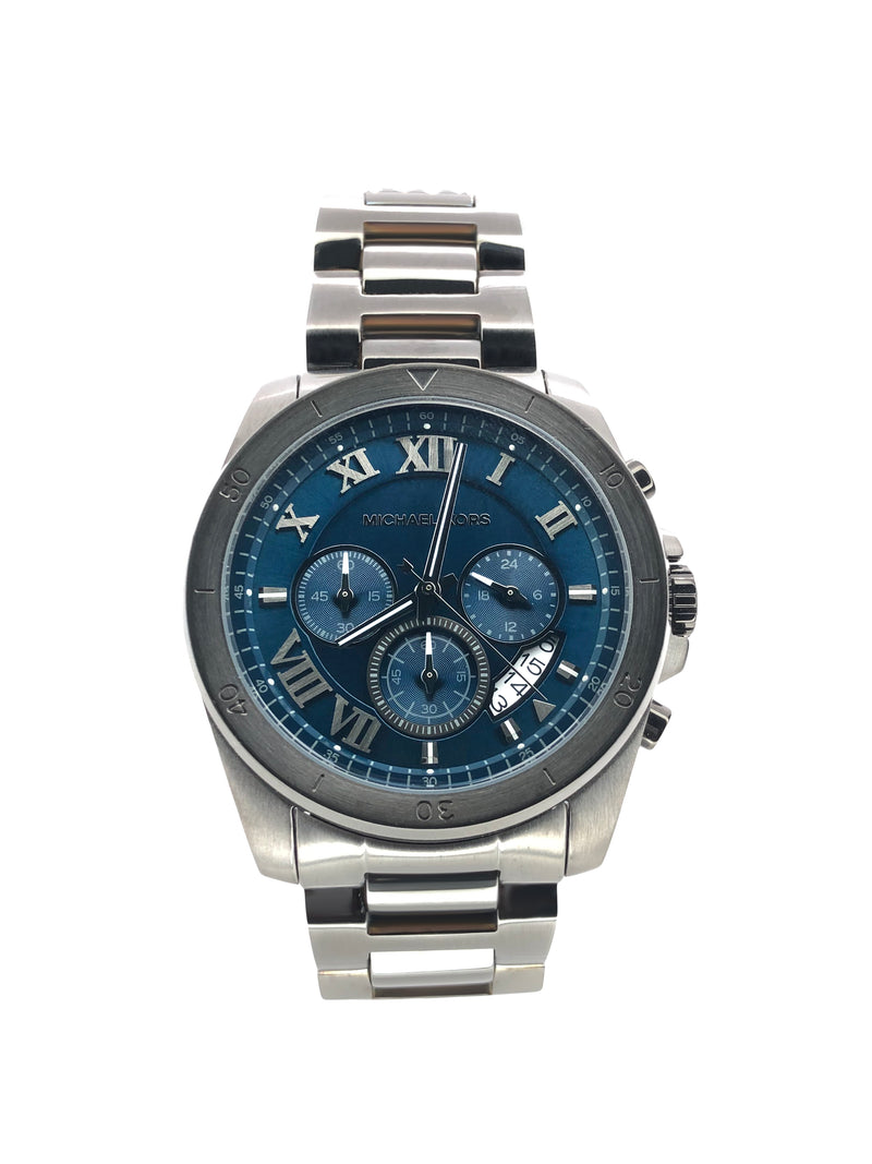 Michael Kors Brecken Blue Dial Men's Chronograph Watch MK8582