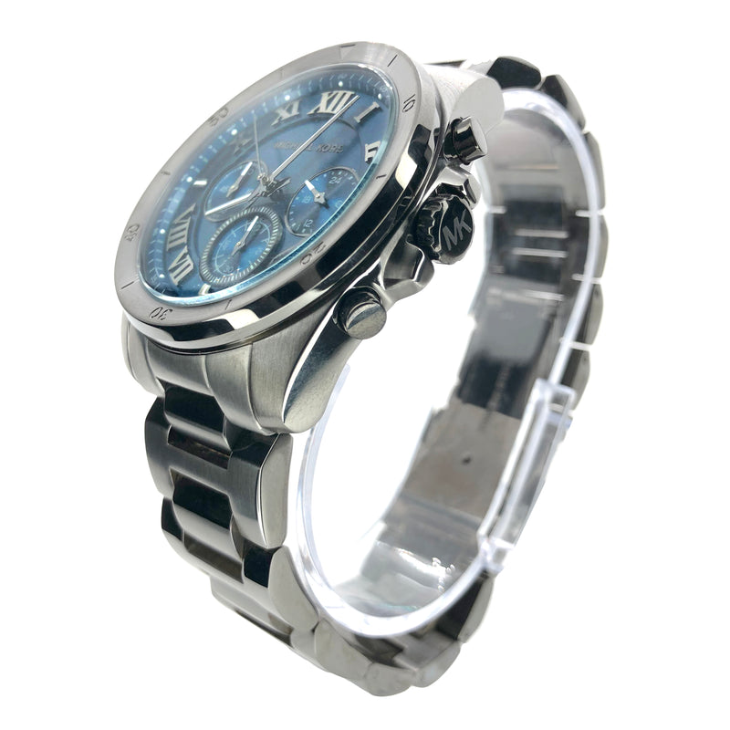 Michael Kors Brecken Blue Dial Men's Chronograph Watch MK8582