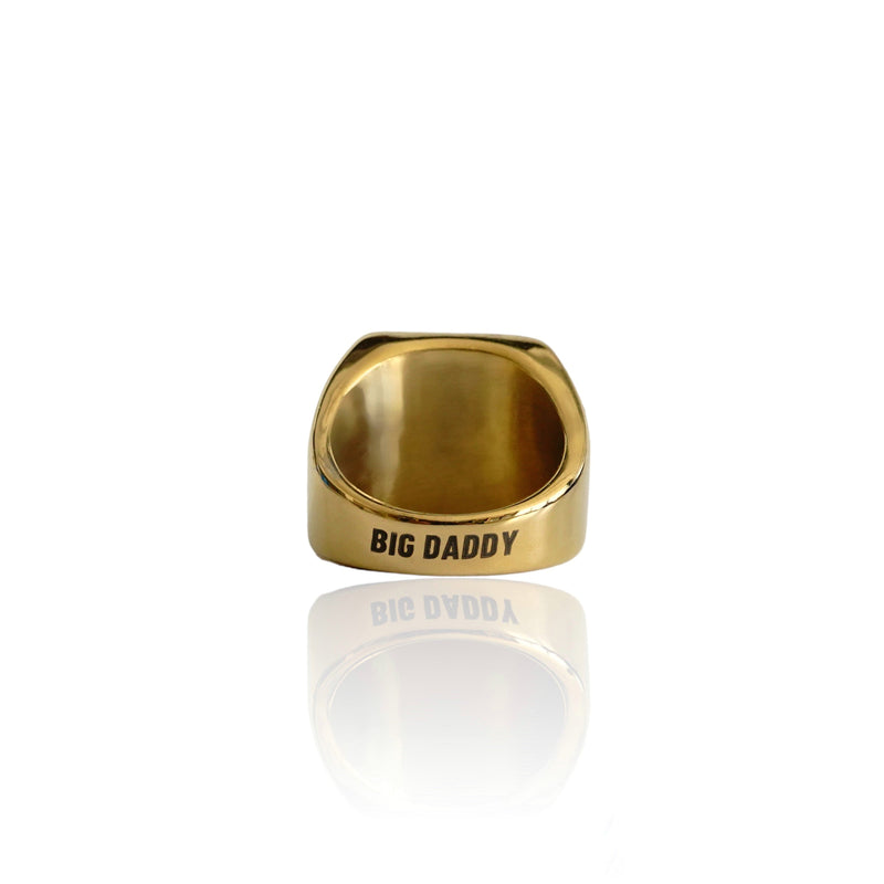 Anillo de piedra azul Big Daddy Playboy