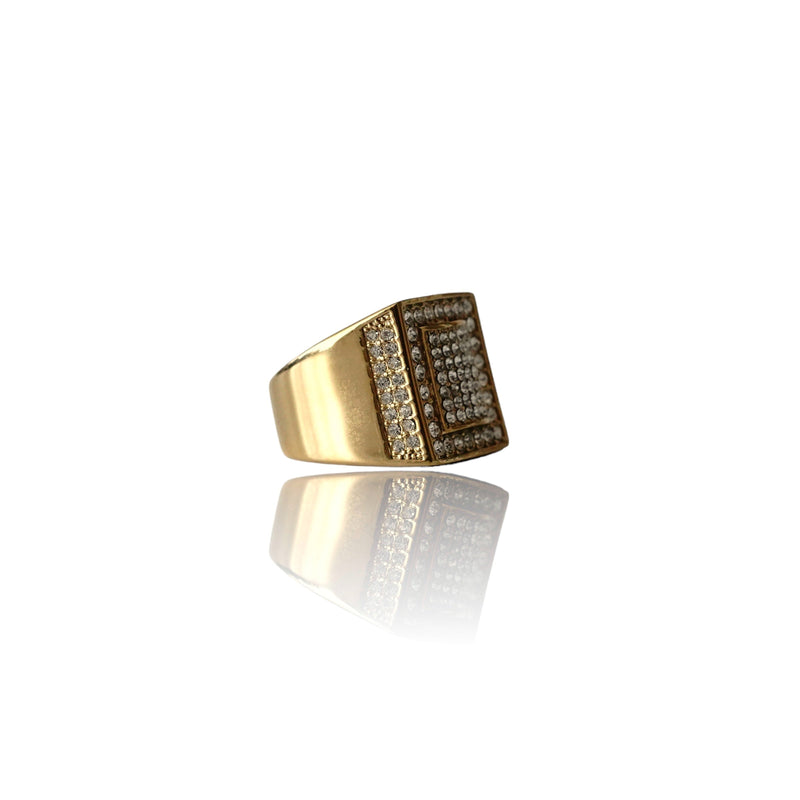Amazon.com: Simple Gold Geometric Rings for Women, Square Fashion Ring,  Band Everyday Ring Jewelry : Handmade Products