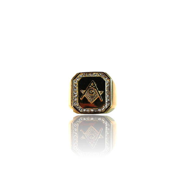 Big Daddy Masonic Signet Gold Ring