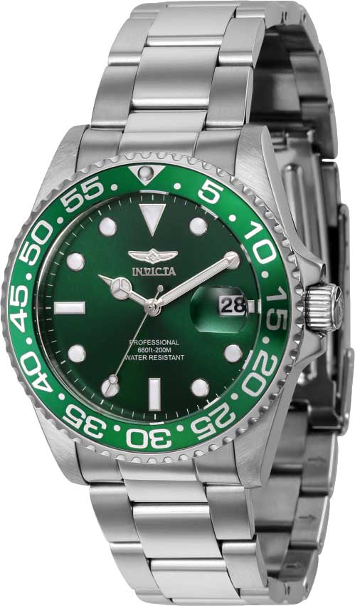 Reloj Invicta Pro Diver de cuarzo con esfera verde para mujer 36531