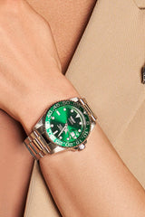 Reloj Invicta Pro Diver de cuarzo con esfera verde para mujer 36531