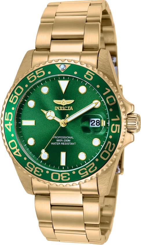 Reloj Invicta Pro Diver de cuarzo con esfera verde para mujer 36543