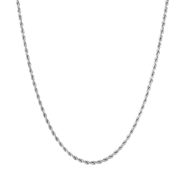 Big Daddy 2.5mm Stainless Steel Silver Rope Chain