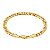 Big Daddy 5mm Cuban Link Gold Bracelet