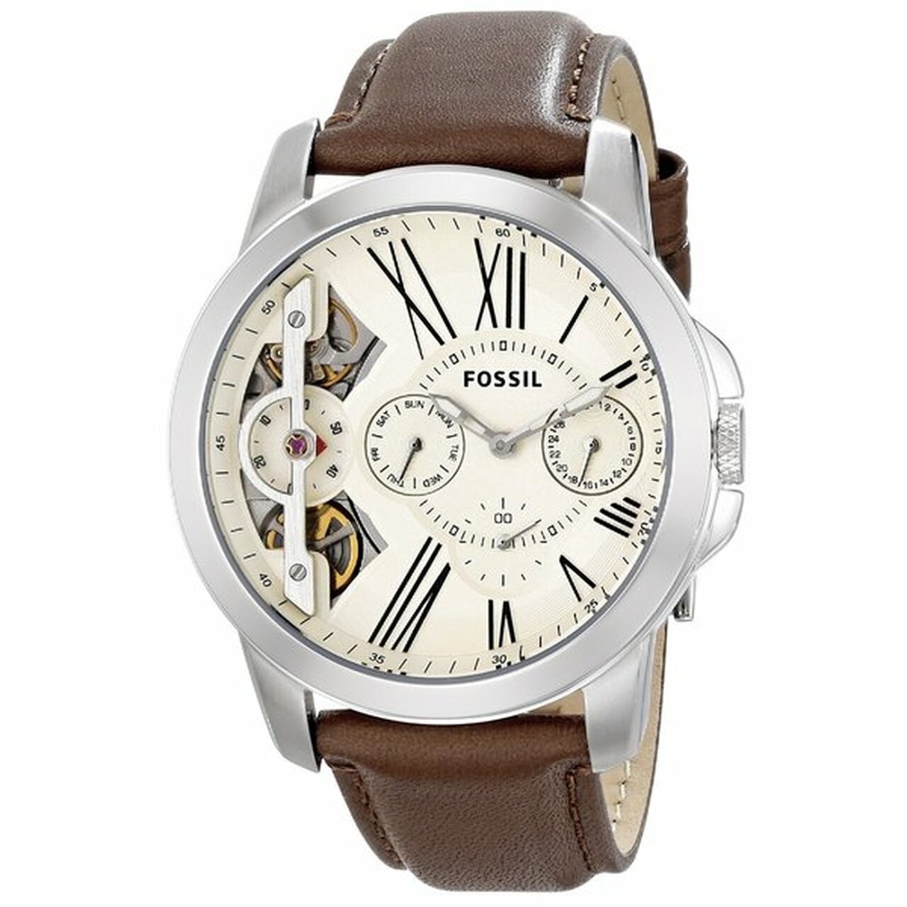 Fossil Grant Twist Multi-Function Beige Dial Men's Watch ME1144 ...