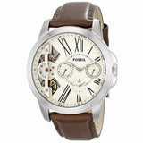 Fossil Grant Twist Multifunción Beige Dial Hombres Reloj ME1144