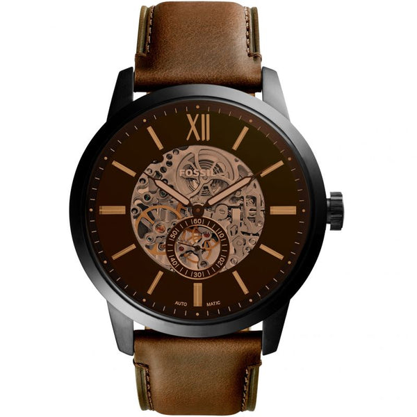 Fossil Townsman Automatic Black Skeleton Dial Men's Watch  ME3155 - Watches of America
