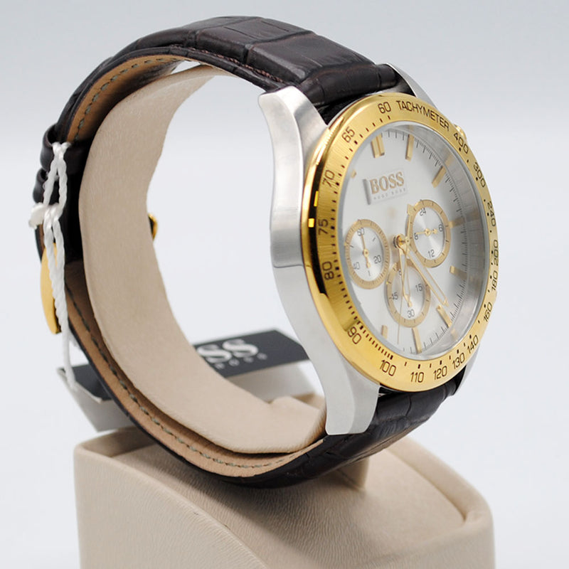 Hugo Boss Ikon Chronograph White Dial Men's Watch 1513174 - Watches of America #3