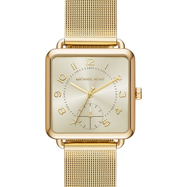 Michael Kors Brenner Square Gold Tone Women's Watch MK3663 