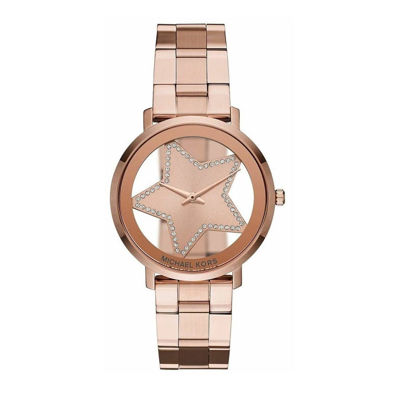 Reloj Michael Kors Jaryn de oro rosa para mujer MK3816