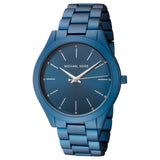 Michael Kors Slim Runway Navy Blue Unisex Watch  MK4503 - Watches of America