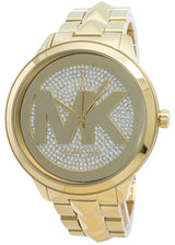 Michael Kors Runway Mercer cuarzo cristal Pave Dial señoras reloj mk6714