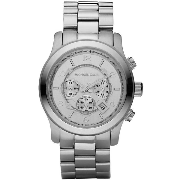 Michael Kors Runway Chronograph Silver Men's Watch  MK8086 - Watches of America