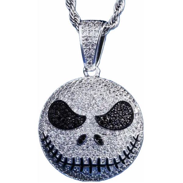 Big Daddy Iced Out Jack Skeleton Pendant