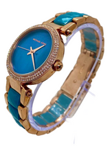 Michael Kors Parker MK6491 - Reloj para mujer con esfera de madreperla azul