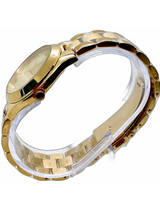 Michael Kors Slim Runway Reloj de vestir para mujer con esfera dorada MK3456