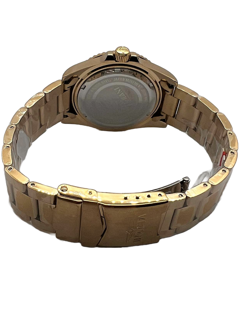 Invicta Pro Diver Reloj de cuarzo con esfera dorada para mujer 36544