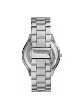Michael Kors Silver Slim Runway Pink Dial Women's Watch MK3380 - Watches of America #3
