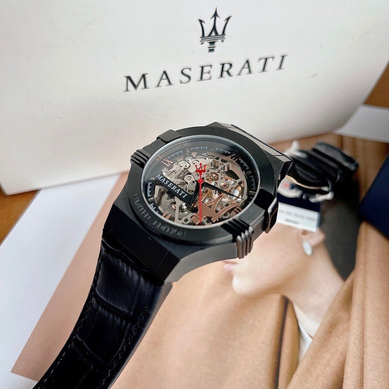 Maserati Watch Automatic Skeleton Men's Watch R8821108021 - Watches of America #5