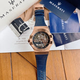 Maserati Watch Automatic Skeleton Rose-Gold Men's Watch R8821108022 - Watches of America #6