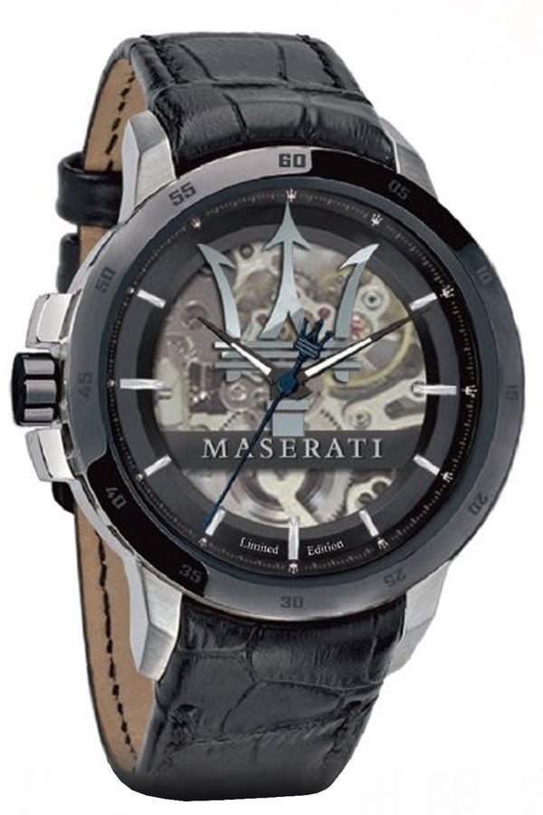 Reloj Maserati automático para hombre de acero inoxidable con esfera negra R8821119007