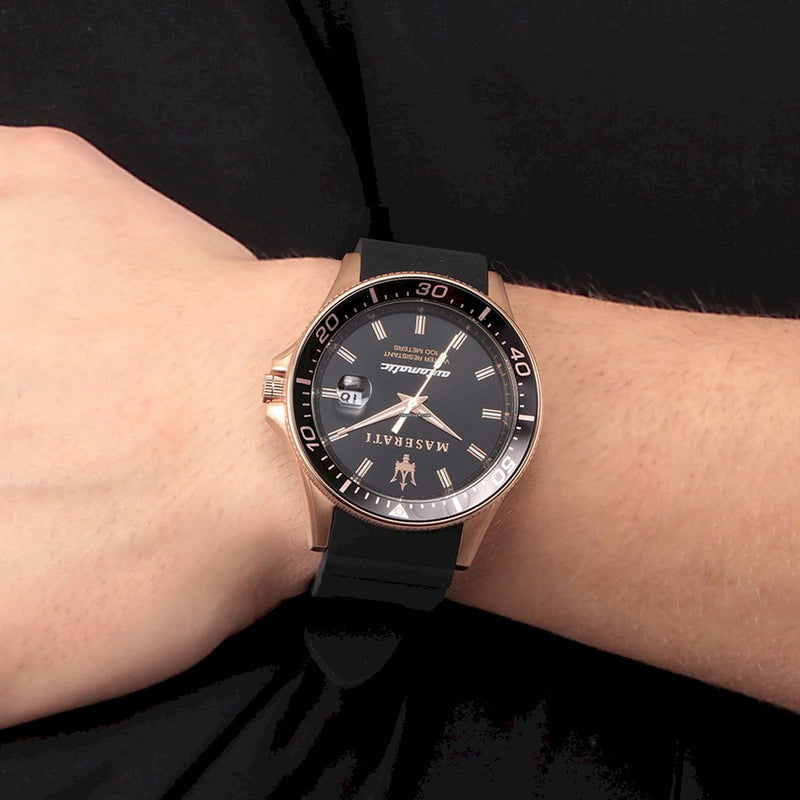 Maserati Sfida Automatic Black Dial Men's Watch R8821140001
