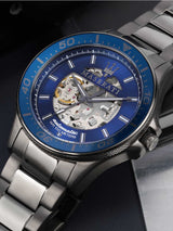 Reloj Maserati Sfida Automático Esfera Azul Hombre R8823140001