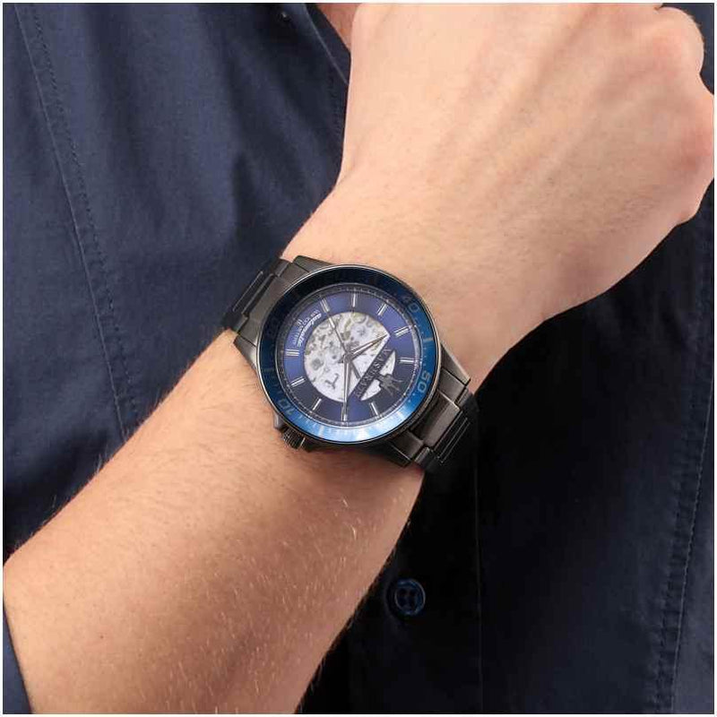 Reloj Maserati Sfida Automático Esfera Azul Hombre R8823140001