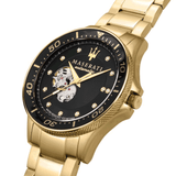 Maserati Sfida Black/Yellow Gold-Toned Men's Watch R8823140003 - Watches of America #4