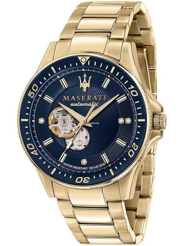 Maserati Sfida Automatic Diamond Men's Watch  R8823140004 - Watches of America