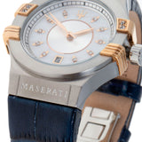 Maserati Potenza Diamond Silver Dial Ladies Watch R8851108502