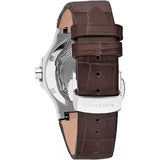 Maserati Potenza Silver Dial Brown Leather Ladies Watch R8851108506