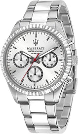 Maserati Silver Stainless-Steel Quartz Men's Watch  R8853100018 - Watches of America