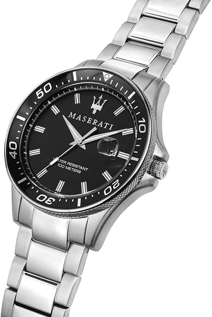 Maserati Sfida Silver Stainless-Steel Quartz Men's Watch R8853140002 - Watches of America #4