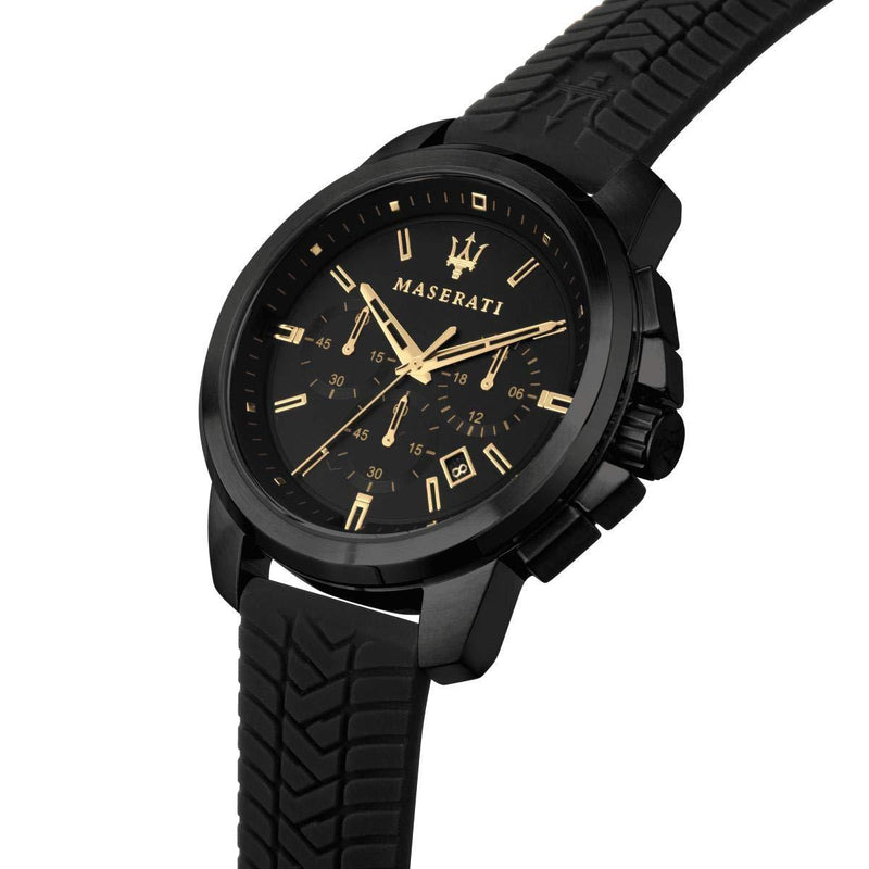 Maserati Black Silicone Quartz Fashion Men's Watch R8871621011 - Watches of America #5